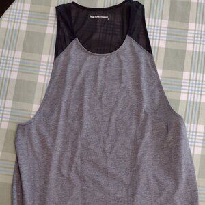 🛍️ BUNDLE ONLY - PEAK PERFORMANCE Grey Tank Top Racer Back , Size Small